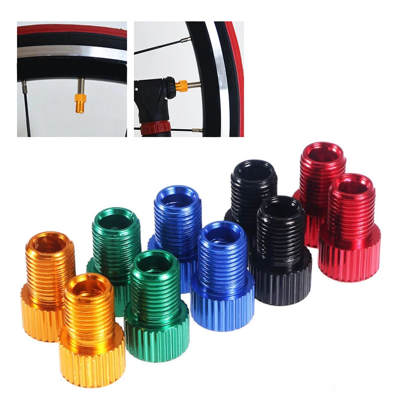 

10 pcs To Converter Bike Adapter Car Tube Pump Air Compressor Repair Tool For Mountain Road Folding Bikes