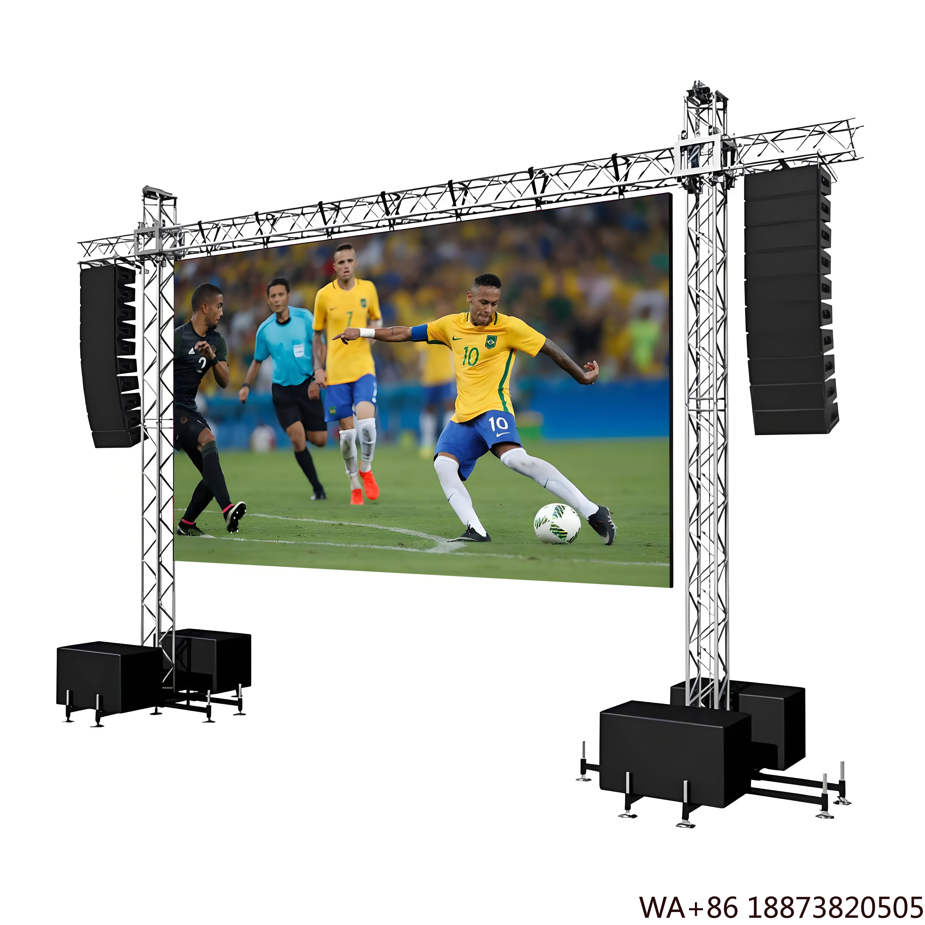 

Светодиодный внутренний/наружный литой алюминиевый шкаф P2.5 P3.91 P4.81 Аренда дисплея Видеостенная пластина для сценического фона Открытый дисплей