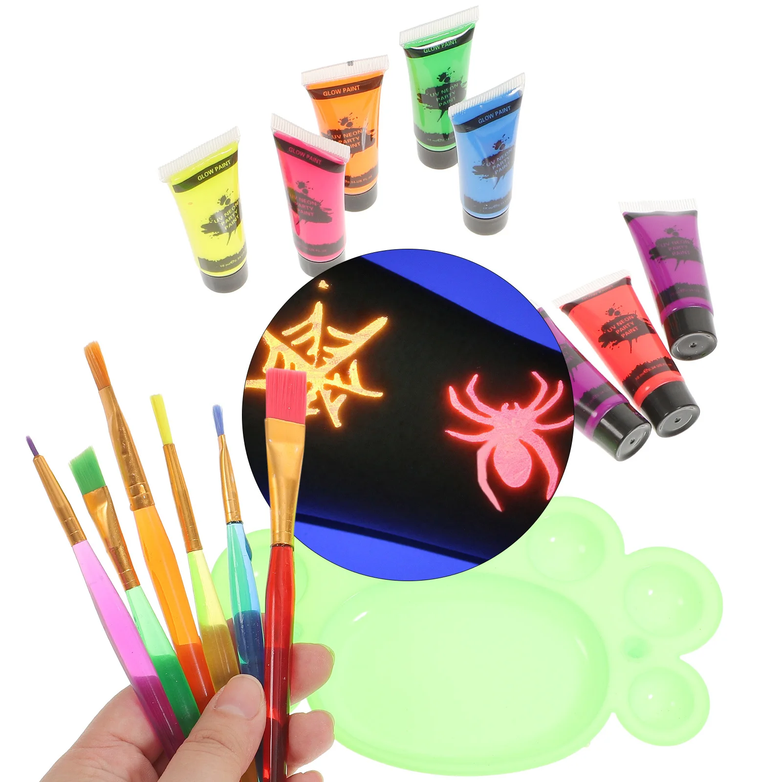 

Paint Paste Adult Dark Makeup Body Fluorescent The Eyeliner Ultraviolet Light