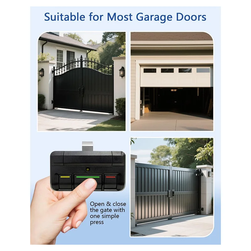 L72A-For Iftmaster 811Lmx Gate Remote Garage Door Opener For Liftmaster Gate Opener Remote 2Pcs