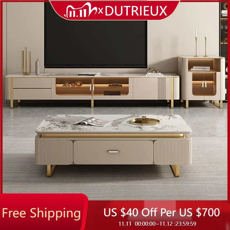 

Nordic Luxury Side Table Bedroom Legs Metal Drawers Desk Writing Table Living Room Mesa Auxiliar Salon Entrance Hall Furniture