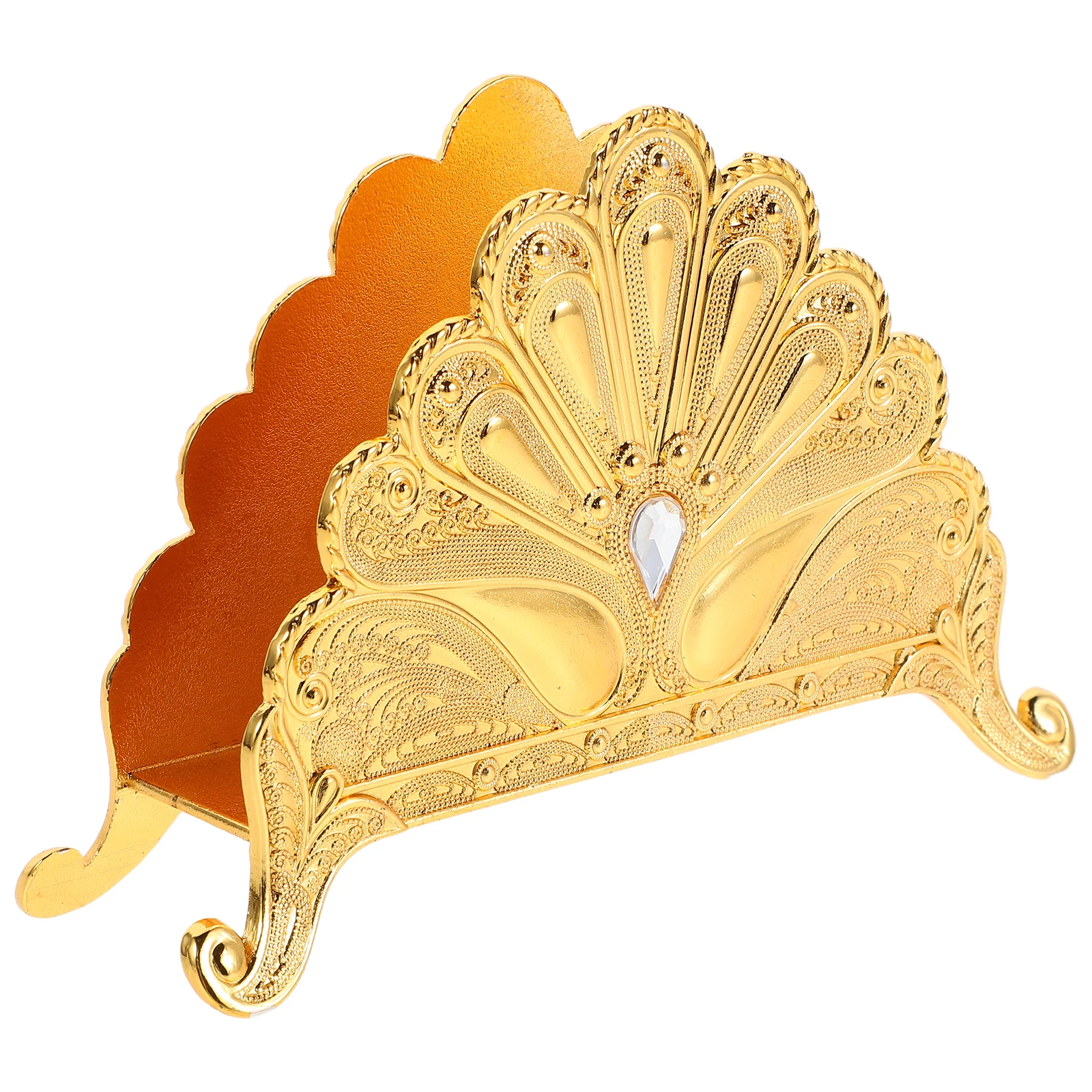 

Elegant European Style Metal Napkin Holder Peacock Pattern Table Napkin Dispenser For Home Hotel Restaurant Kitchen Paper Towel