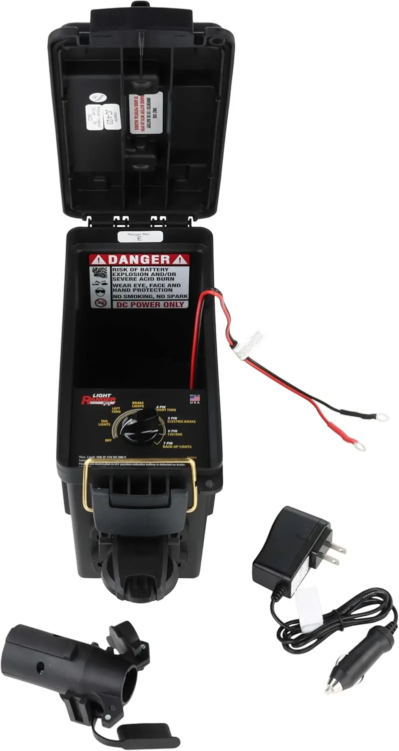 Prodotti innovativi dell'america #9101 Light Ranger MUTT (7-Way Spade Pin Style con adattatore) Tester per rimorchio