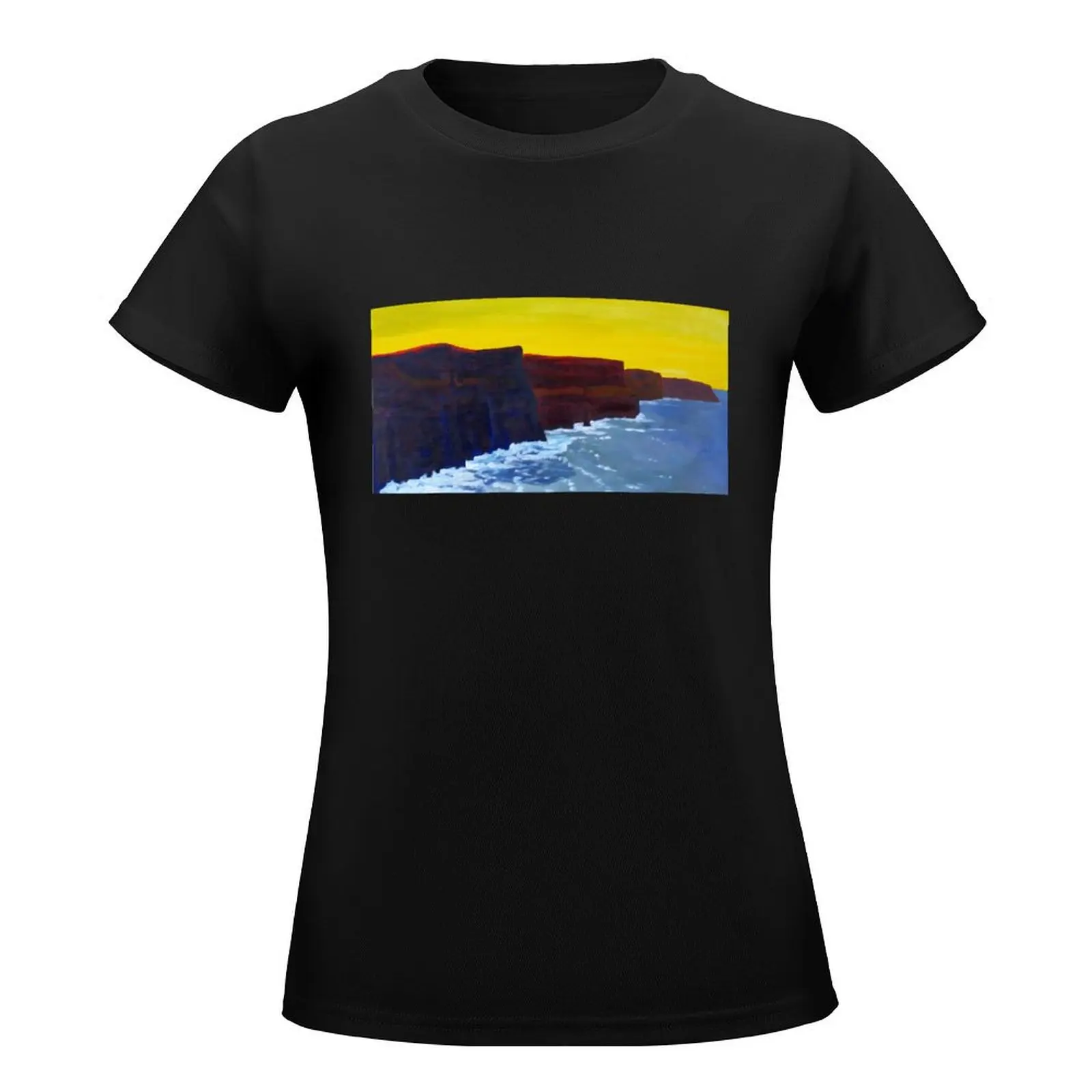 Cliffs of Moher 1 (County Clare, Ireland) T-Shirt plus size tops korean fashion lady clothes Summer Women's clothing