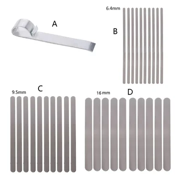 ステンレス鋼のアルミニウムブレスレットブランク,ブレスレットを作るためのステンレス鋼の曲げバー,自分でできるブレスレットを作るためのツール