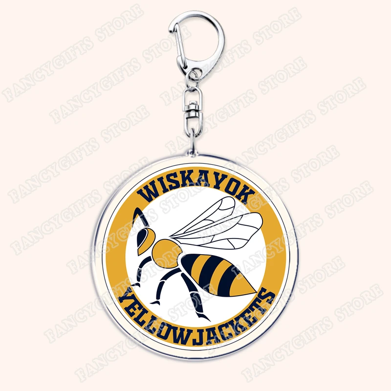 Yellowjackets Keychain for Accessories Bag Jackie Taylor Natalie Scatorccio Shauna Shipman Keyring Jewelry Fans Friends Gifts view 4