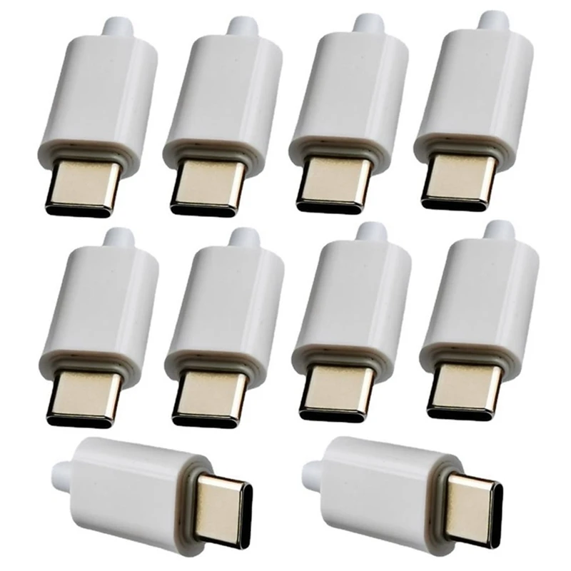 10Pcs 12V PD/QC Decoy Board Fast Charge Module With Shell PD 2 3.0 DC Trigger USB Type-C Male QC4 Charge Connector White Durable