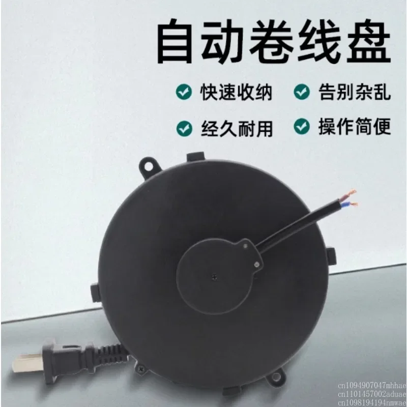 Automatic take-up drum 2 cores 3 cores Power cord Signal cable Storage Winding device Winding device