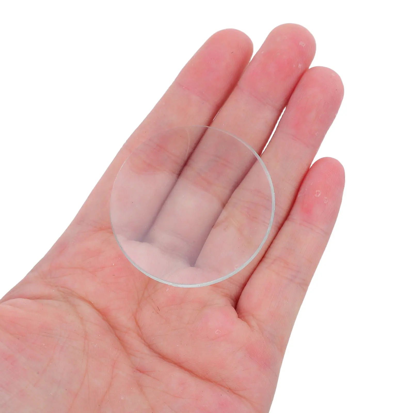 30Pcs Mr16gu10 Spotlight Glass Shade Curved Transparent Dome for Ceiling Landscape Lighting Fixtures 1.7 Inch Round Lens Cover
