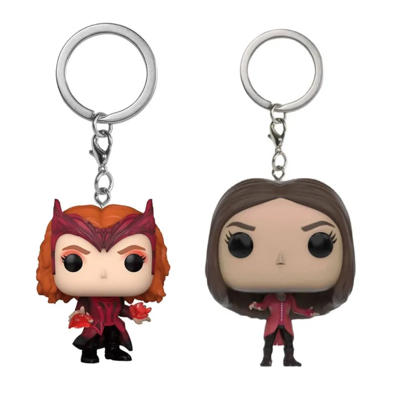 Карманный брелок «Алая ведьма», милый кукольный брелок, экшн-фигурка, игрушки, брелок для ключей, коллекционная модель, подарок