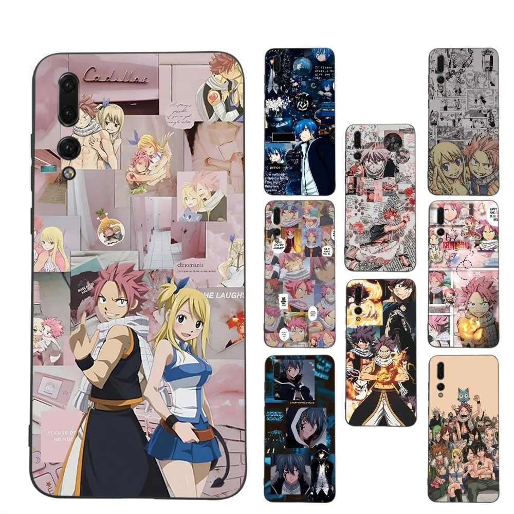 

Anime Fairy Tail iphone case For Huawei P 8 9 10 20 30 40 50 Pro Lite Psmart Honor 10 lite 70 Mate 20lite