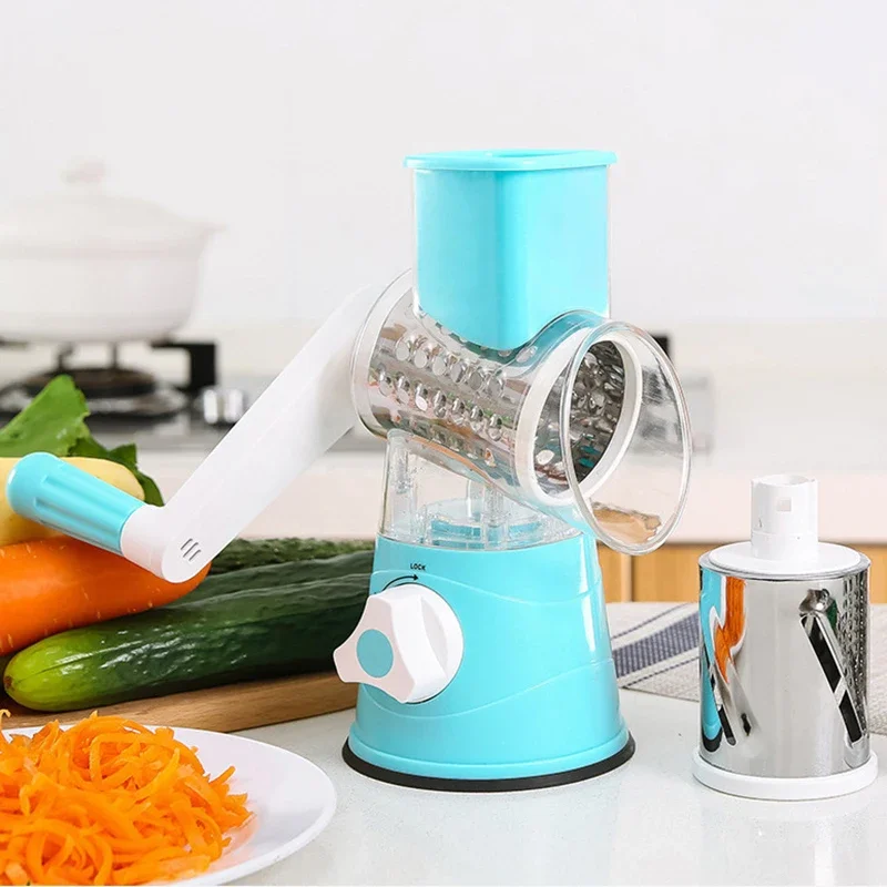 

Multifunctional Roller Vegetable Chopper Potato Grater Carrot Shredder Hand Crank Chopper Food Processor Kitchen Roller Gadgets