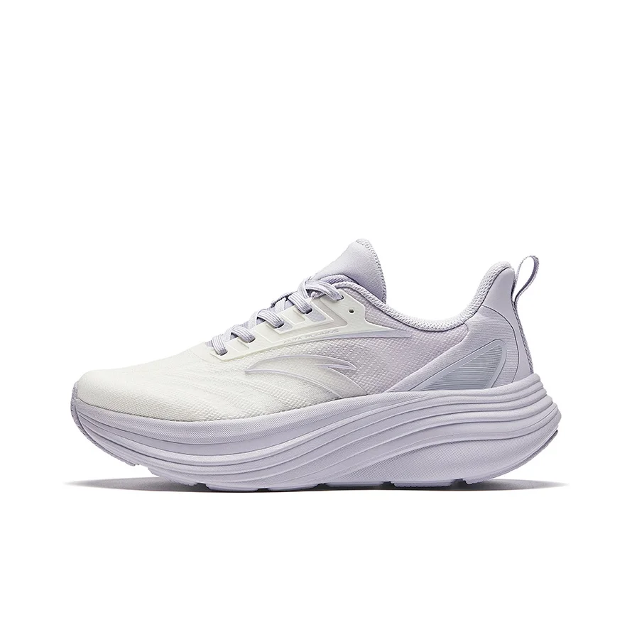 

Anta Breathable Height Increasing Low top Running Shoes Women's Light Purple Gray 922435510-2