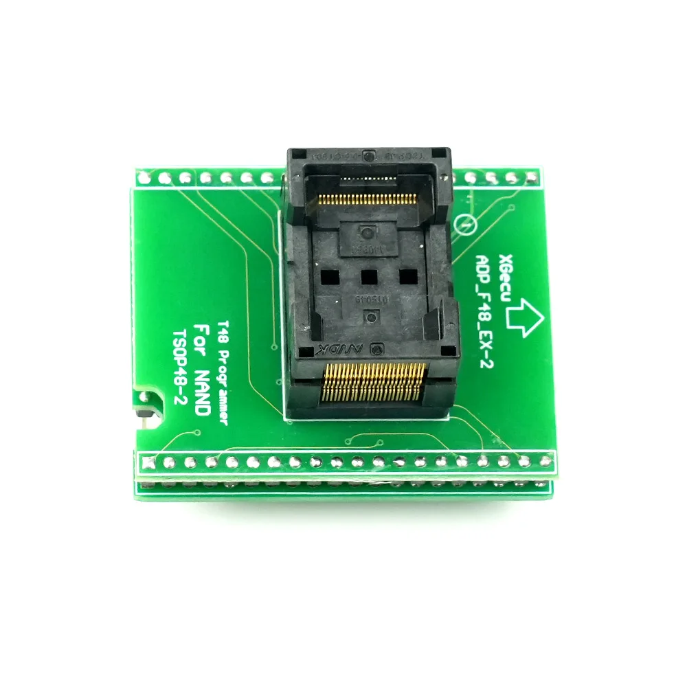 오리지널 XGecu Tsop 48-2 NAND 프로그래머 어댑터 T48 (ADP_F48_EX-2) 프로그래밍을위한 오리지널 XGecu TL866-3G