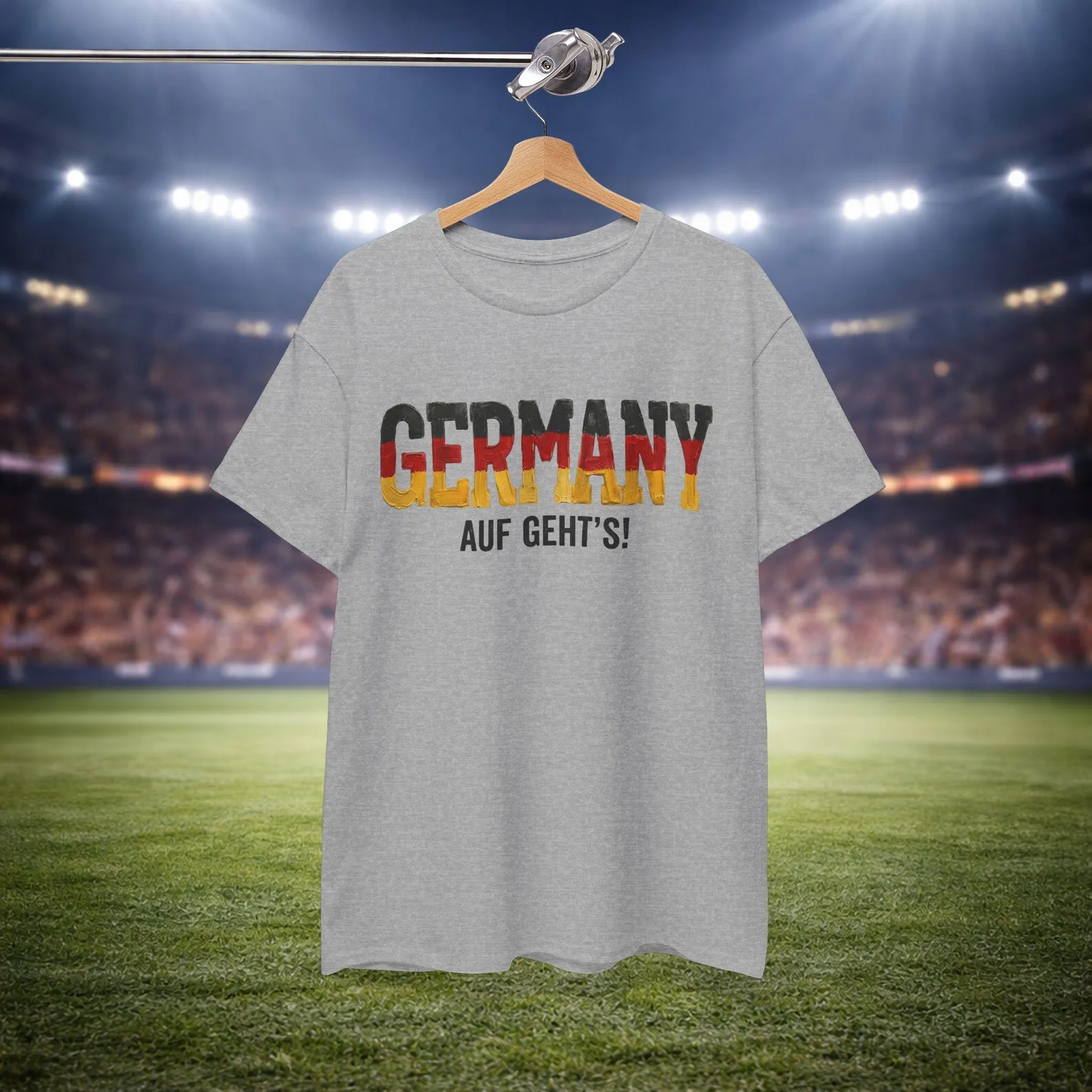 Unisex German Flag Theme Tee National Pride Football Lover 2026 Soccer Event Fan Gift Casual Streetwear Top
