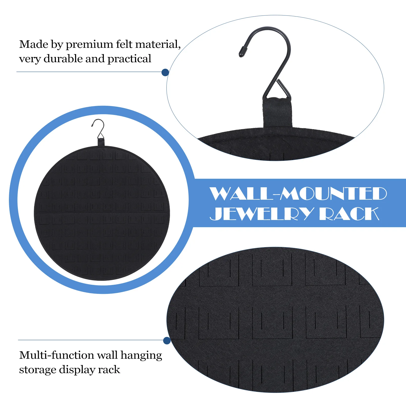 

Jewelry Storage Display Stand Key Wall Rack for Hanging Earring Selling Hairpin Hairband Hanger Accessories