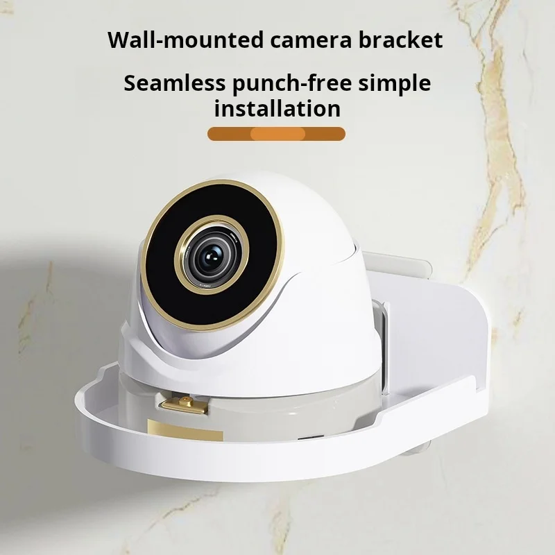 Wall-mounted Camera Shelf No-drill Bracket For Decoration Holds Router And Set-Top Box