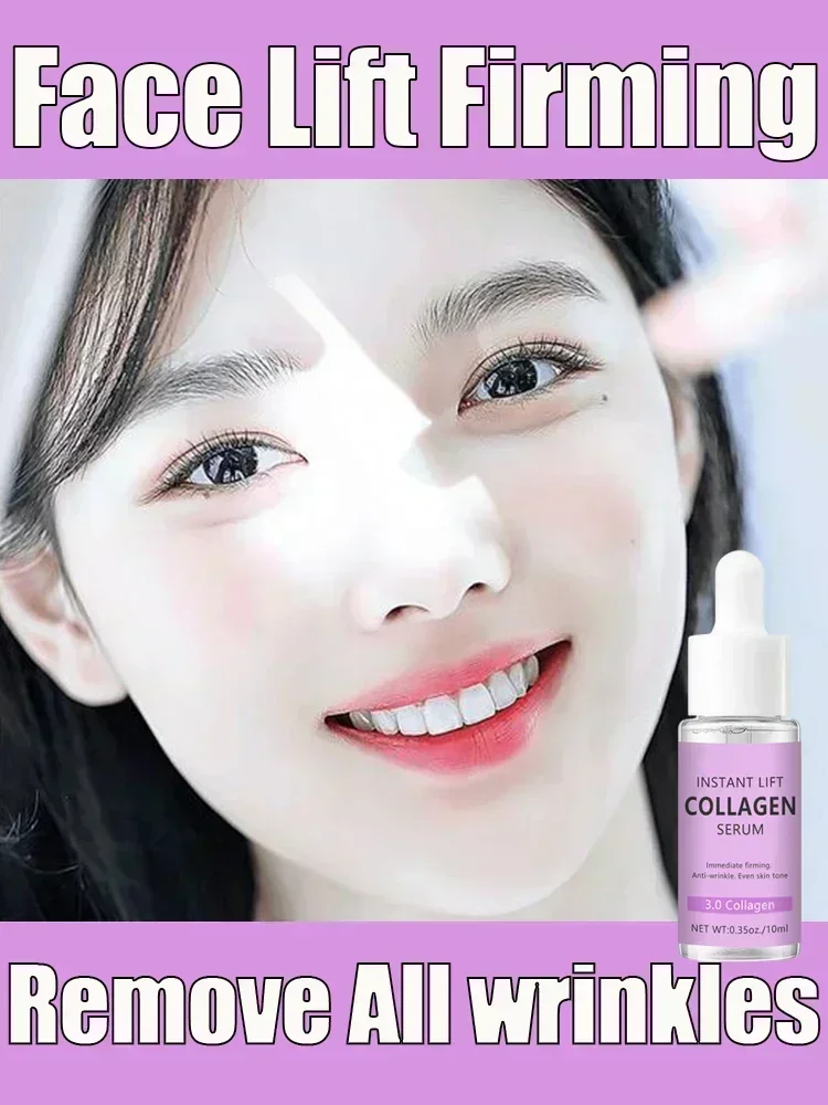 

Collagen Wrinkle Remover Face Serum Anti Aging Whitening Moisturizing Fade Fine Lines Dark Spots Brightening Cosmetics