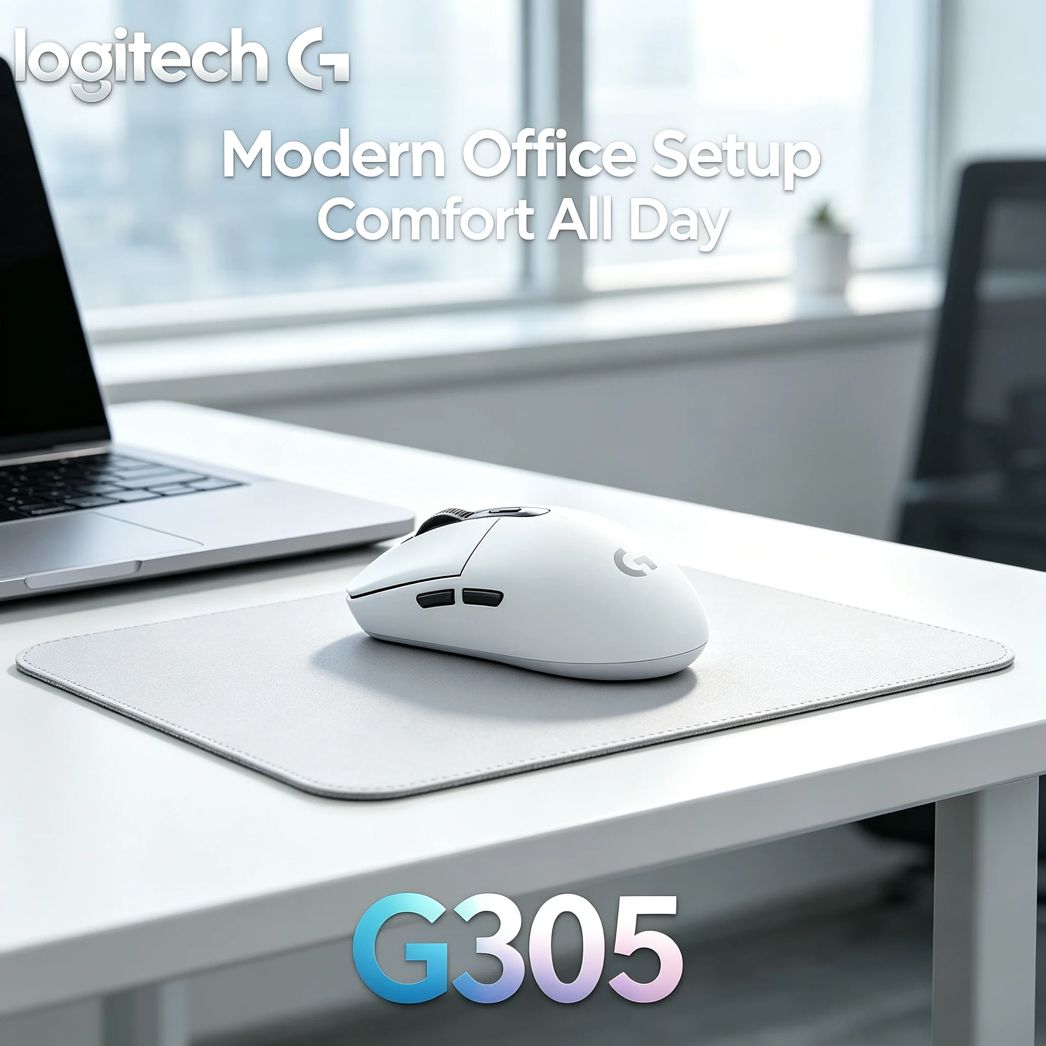 Logitech G305 LIGHTSPEED 2.4G Gaming Mouse Ultra Light Body Comfort Grip For Long-hour Gaming & Office Use