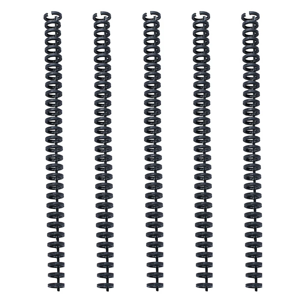 5 шт. пластиковые катушки для переплета страниц на 360 градусов, спиральная расческа для ноутбука, шпильки, разные цвета, переплетные спирали