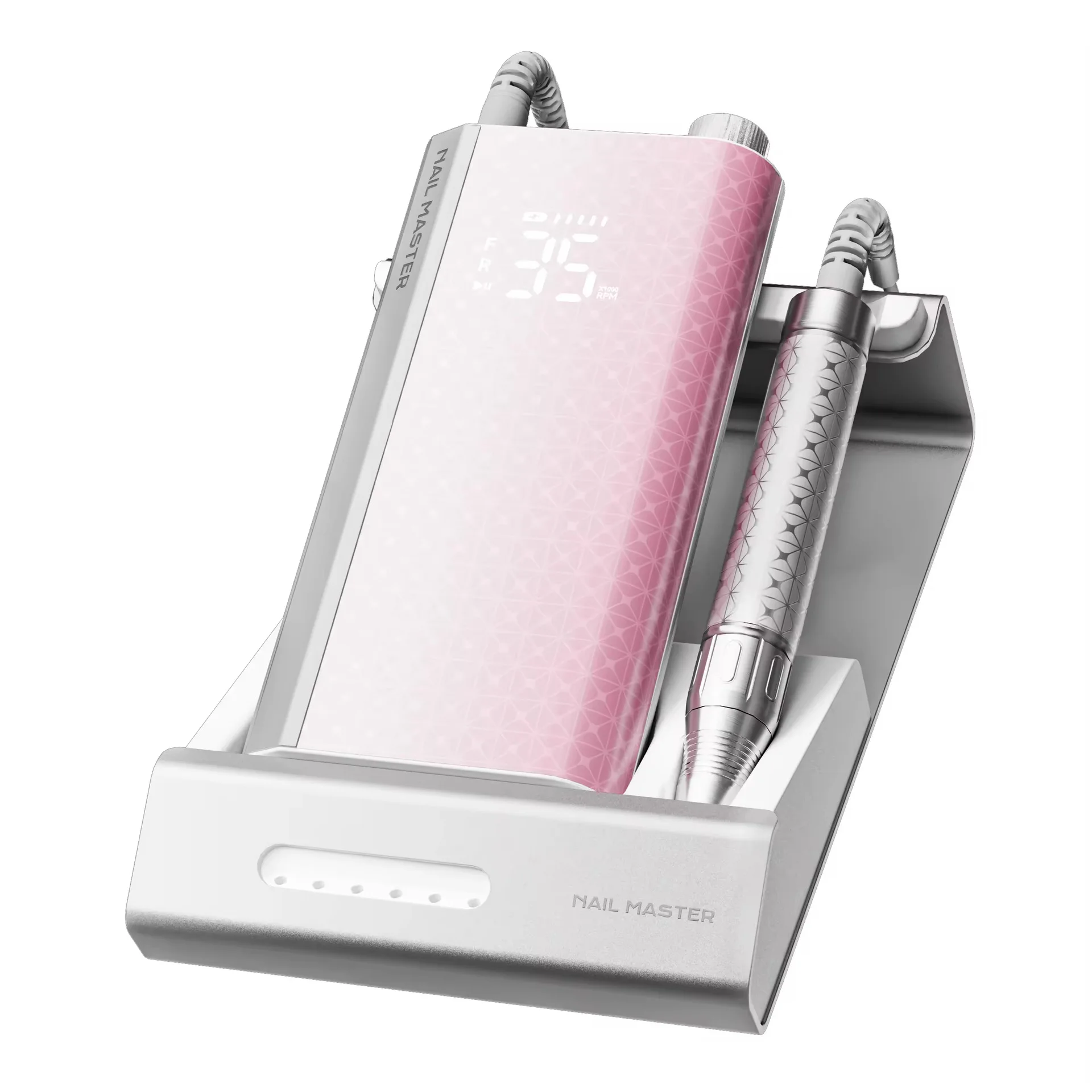 New Brushless Nail Polishing Machine, USB Charging Large-Capacity Battery Low-Noise Nail Drill, Low-vibration 35K Nail Salon Professional Drill Tool With Charging Base