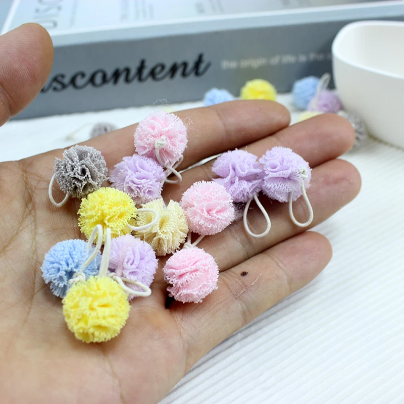 10PCS 1:12 Dollhouse Mini Bath Ball Bath Sponge Ball Dollhouse Bathroom Furniture Decoration Dolls House DIY Scene Decor Random