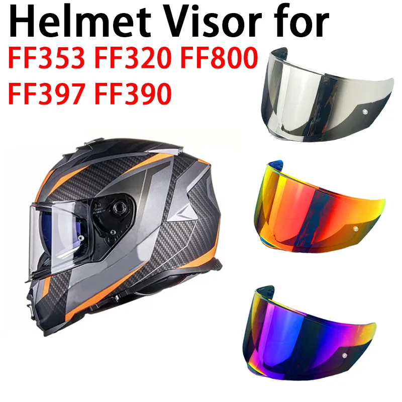 

FF320 Visors for LS2 FF353 FF328 FF800 Motorcycle Helmet Visors UV Protection Visors Motorcycle Helmet Accessories Electroplated