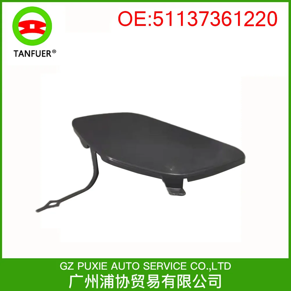 Tow Cover Front Bar Tow Hook Cover F49 51137361220 Black Tow Hook Cover