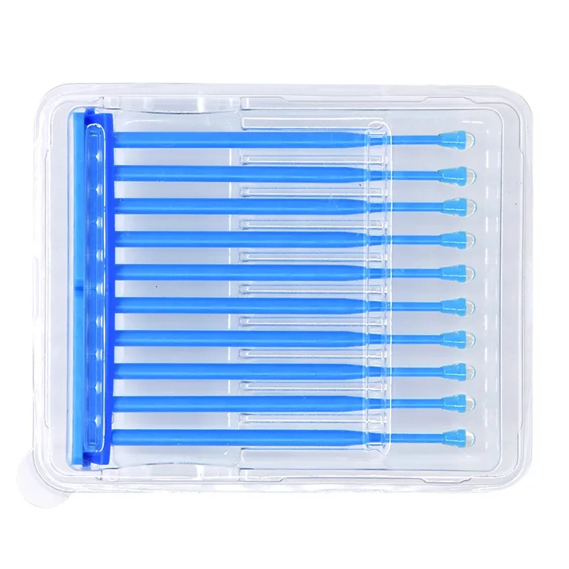 10pcs Dental Adhesive Tip Applicator Colloid Head Strong Stick Force Tooth Crown Porcelain Orthodontic Bracket Materials