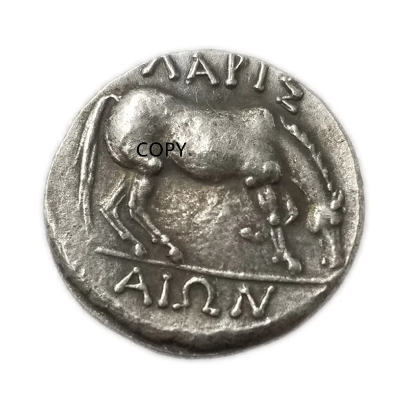 Thessaly Fairy Larissa Commemorative Coins ANCIENT GREEK COPY COIN Replica Metal Craft Collections