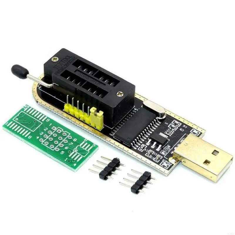 C90F 1 Set CH341A USB -пакет программистов для EEPROM BIOS с тестом ADAPTER 1,8 В SOIC8