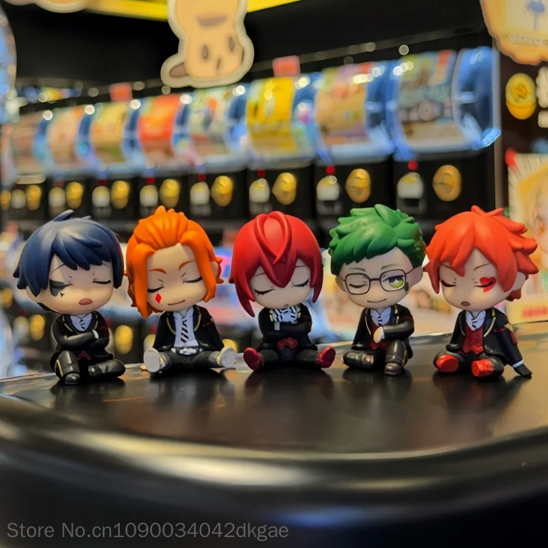 In Stock Tomy Twisted Wonderland Heartslabyul Sleepy Sitting Mini Figure Anime Gashapon Collectible Desk Decor For Adult Fans