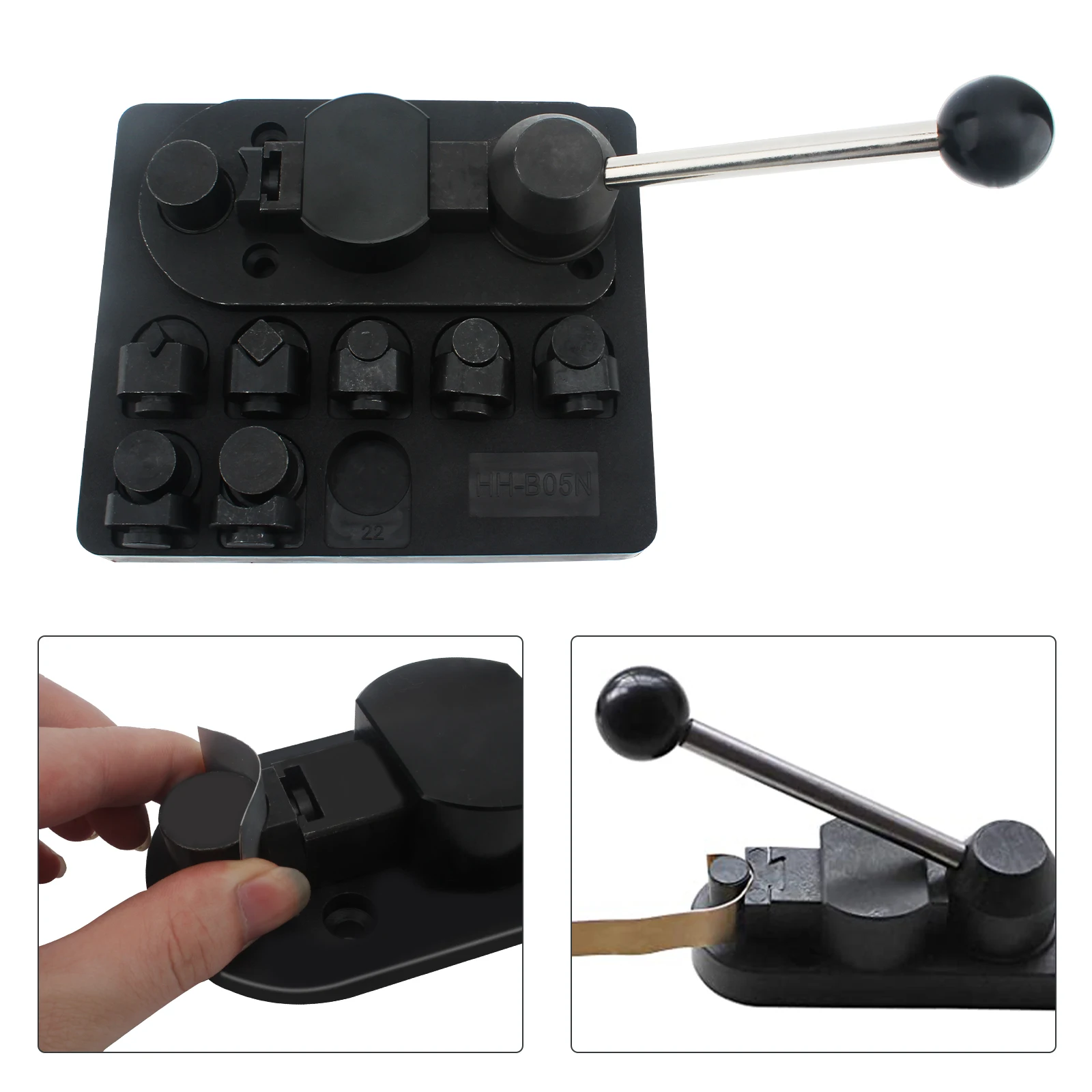 Ring Bending Machine Ring Bender with Nylon Dies Multi-Functional Ring Earring Bend Tool Ring Jewelry Making Repair Tools