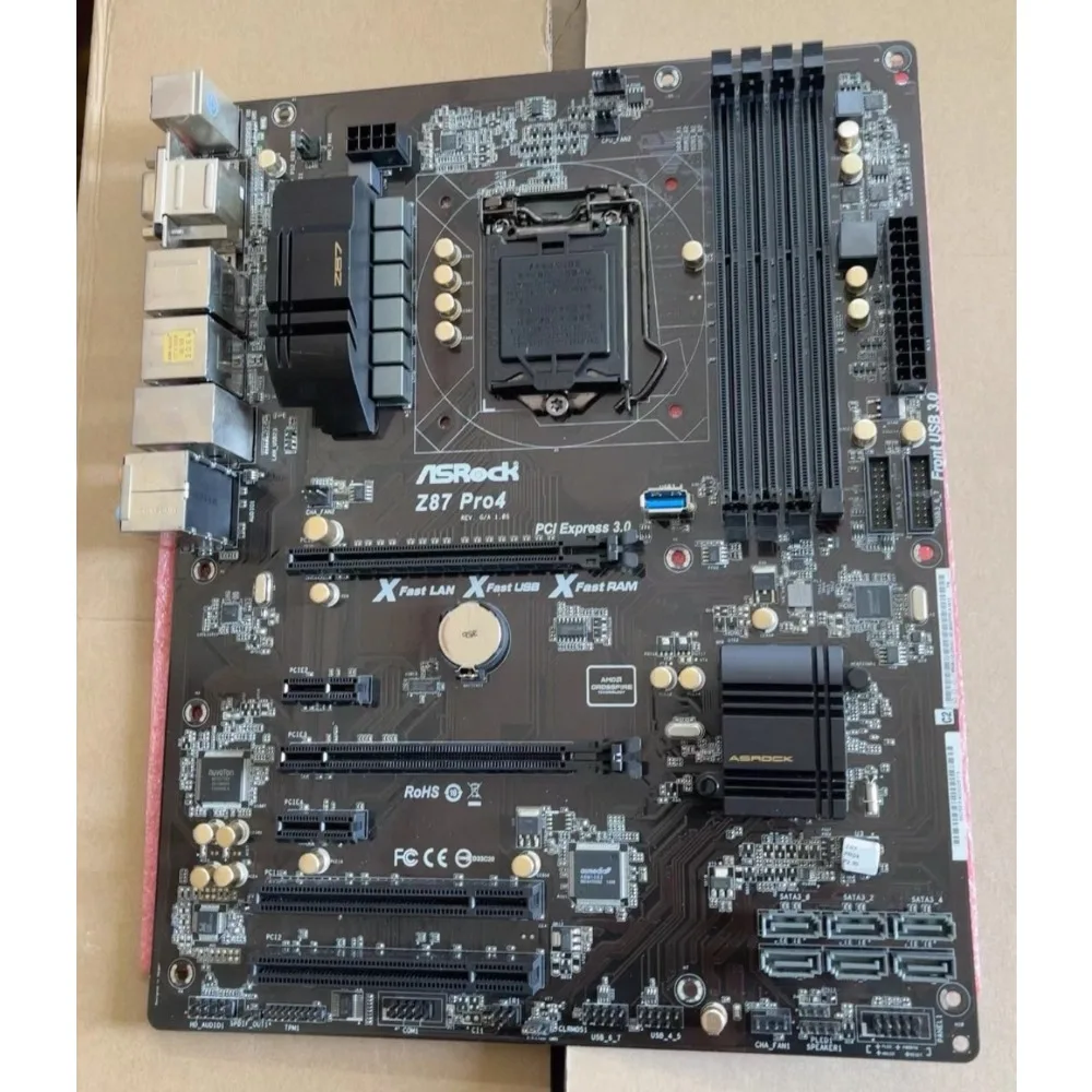 Placa base ASROCK Z87 Pro4 LGA 1151 Intel Z87 DDR3 32GB ATX compatible con i7-4770 i5-4670 i5-4570 i3-4160 cpu