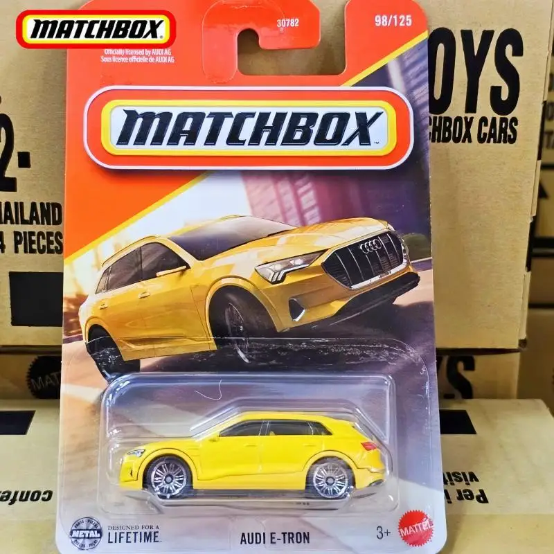 

Оригинальный 25J Matchbox автомобиль 1/64 литой под давлением City Hero Audi E-Tron Suv имитация модели автомобиля игрушки для мальчиков коллекция подарки на день рождения