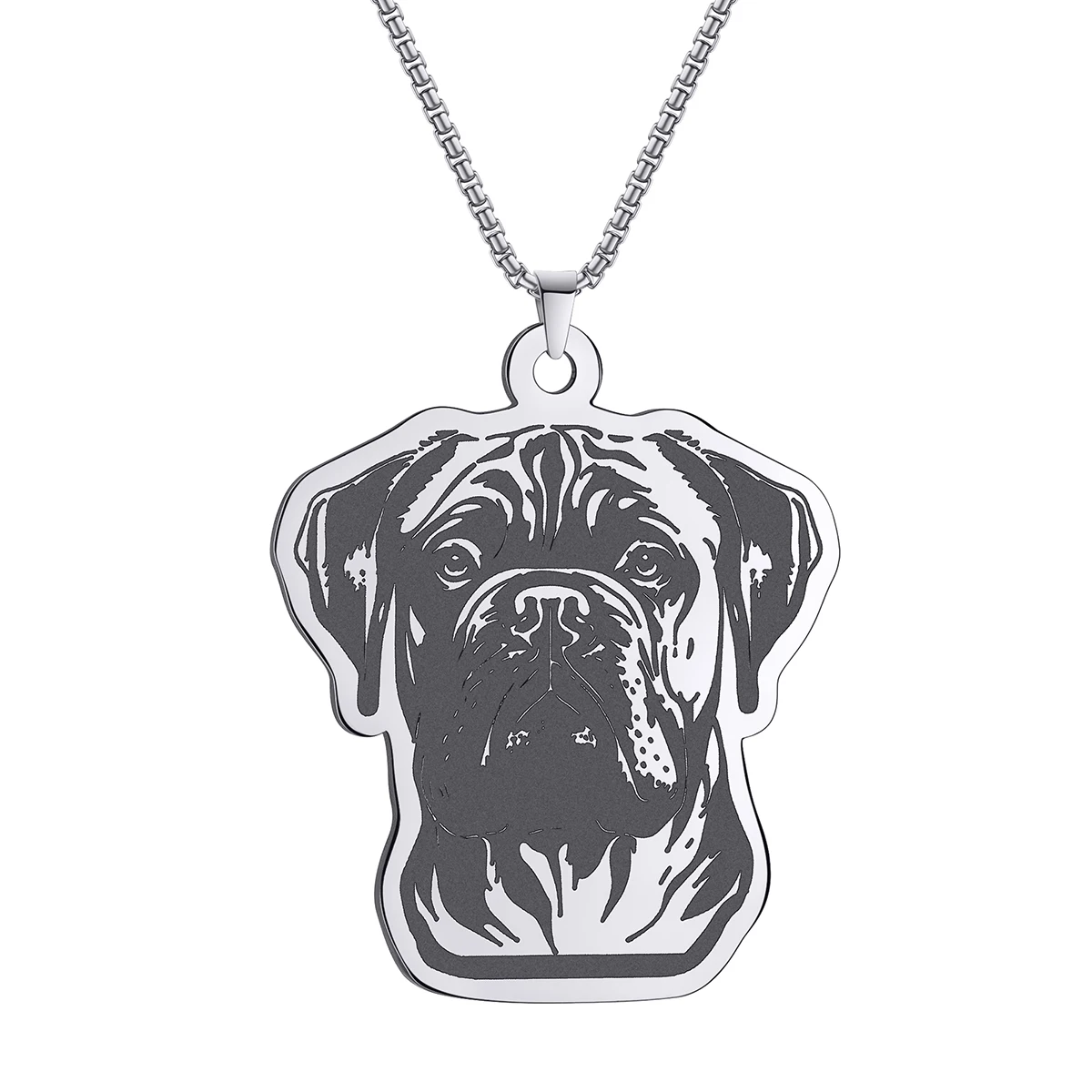 Bulldog Bullmastiff Canis Lupus Familiaris Necklaces Jewelry  DogOutdoor  316 Stainless Decorative Gift