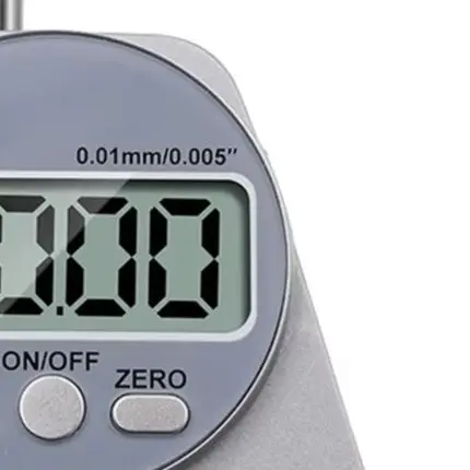 Digital Thickness Gauge 0-10mm With 3 Measuring Heads Aluminum Alloy Body For Metal Paper Cloth Inspection Gages Tool