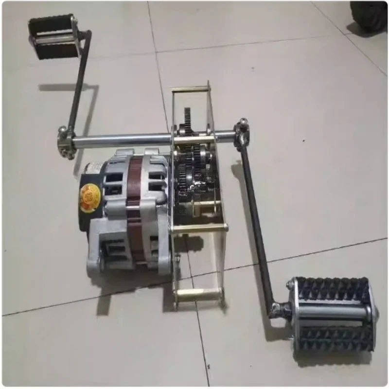 DC Pedal Generator Battery Charging AC Permanent Magnet Brushless High-power 12V 24V 2000W 220V 800W