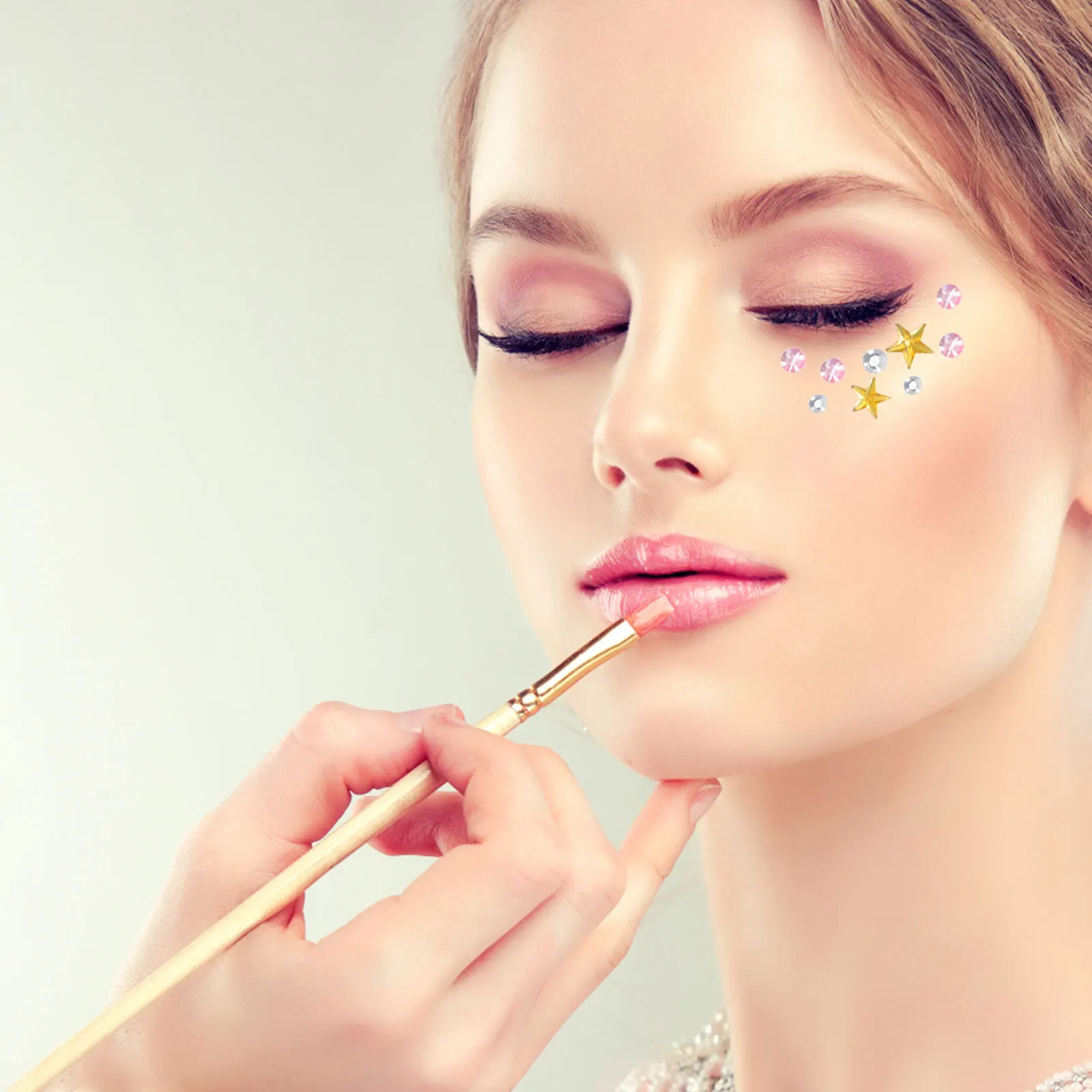 

Eye Face Body Gems Jewels Rhinestone Temporary Tattoos Decals Stickers Halloween Party Cosplay Festival Accessories Body
