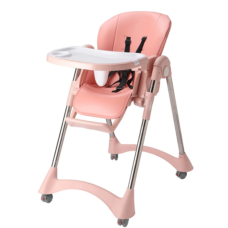 Haute qualité Portable infantile salle à manger chaise haute enfants siège bébé enfants manger pour bébé réglable alimentation chaise haute