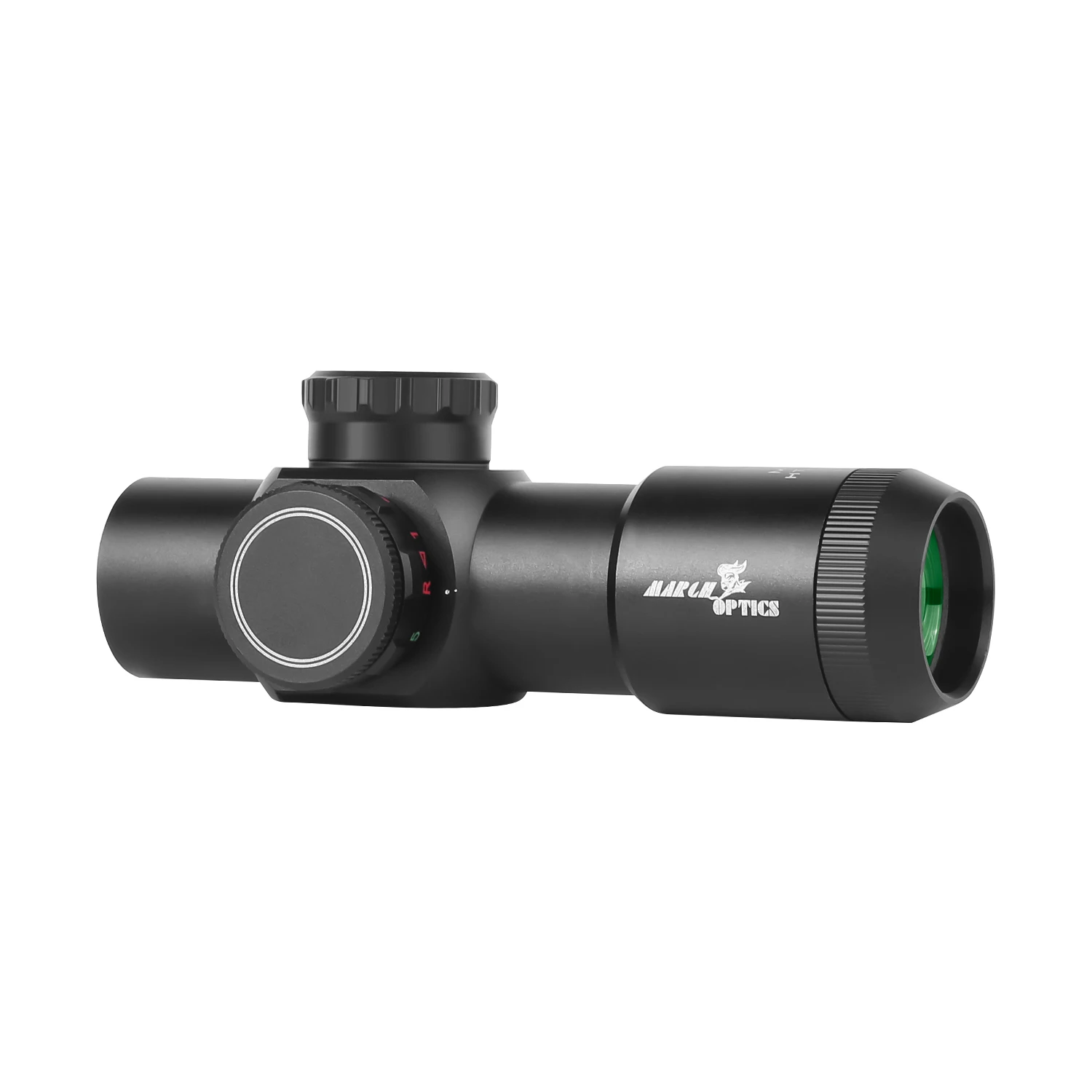 MARCH H3X28 Riflescope Spotting Scope for Hunting Optical Collimator Gun Sight Red Green Blue Illumination Airsoft