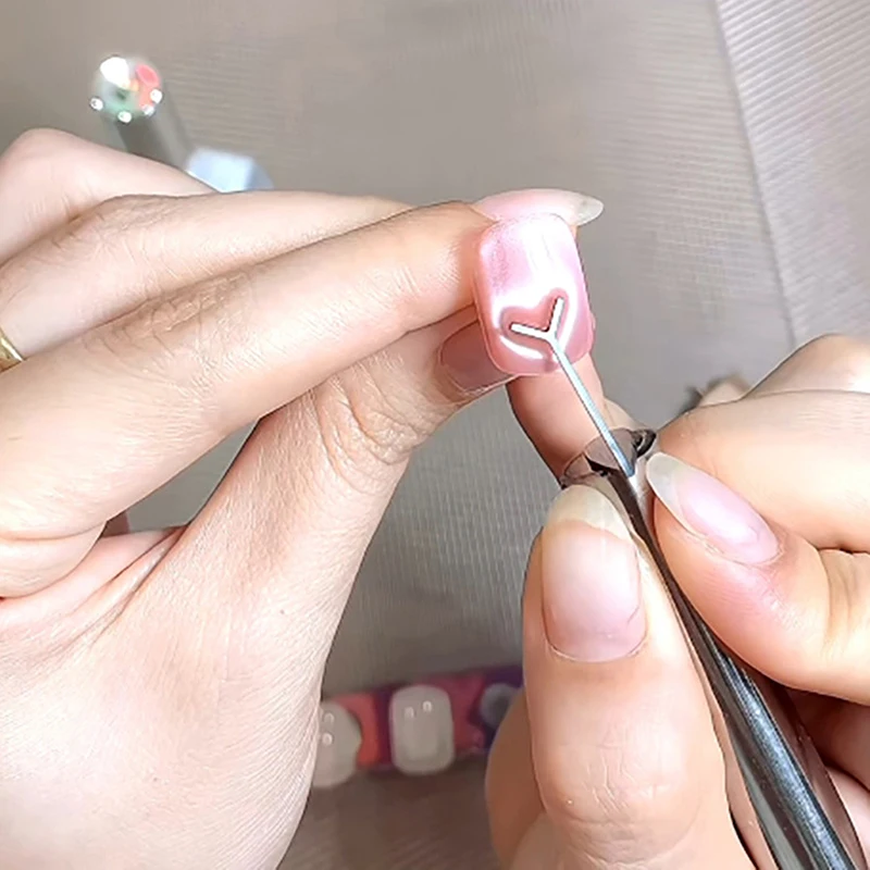 Set di magneti per unghie Cat Eye da pezzi con forte colonna magnetica per creare forme di cuore d'amore sulle unghie Strumenti per accessori per nail art