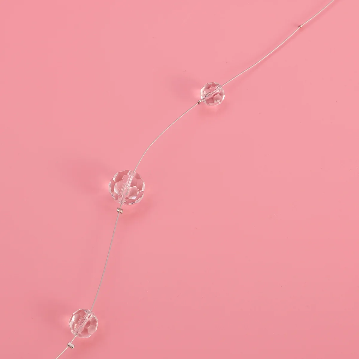 

Diamond Beads Curtain Transparent Shining Window Door Decor For Wedding Party Home Living Room Bedroom