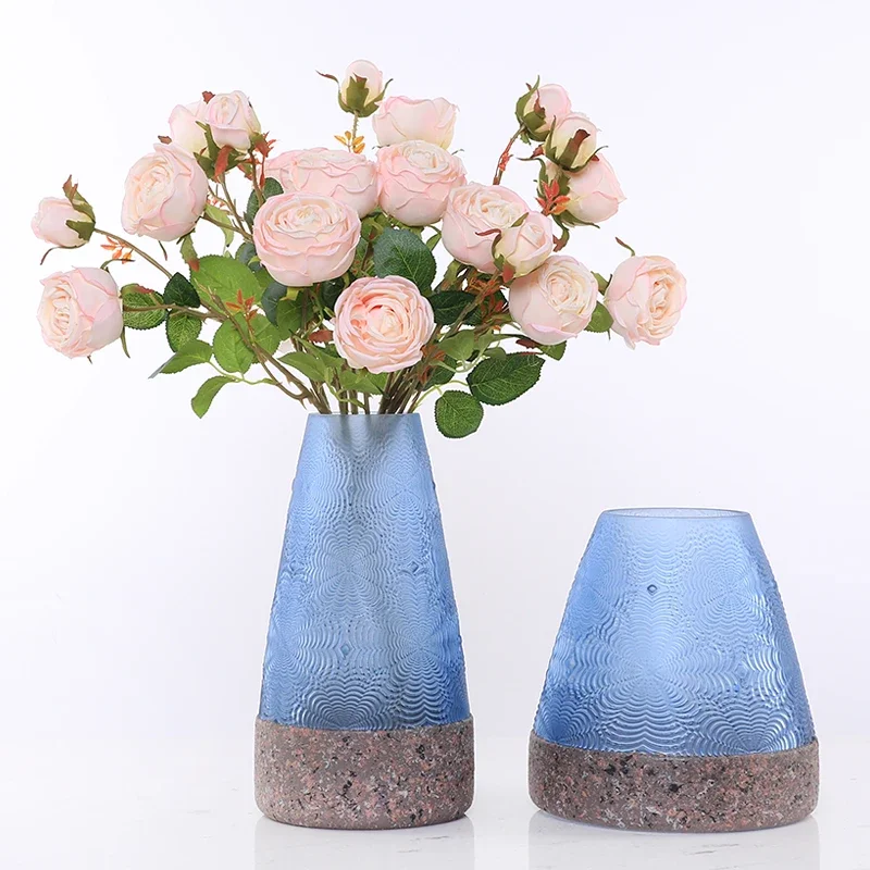 Nordic Simplicity Vases Kitchen Table Decorations Glass Vase Home Ornaments Accessories Furniture Decoration Maison Room Decor