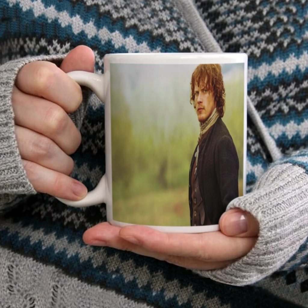 Outlander-TV Show Coffee Mug 11oz Fun Ceramic Coffee Tea Cocoa Cup Handle Tea Drink Cup