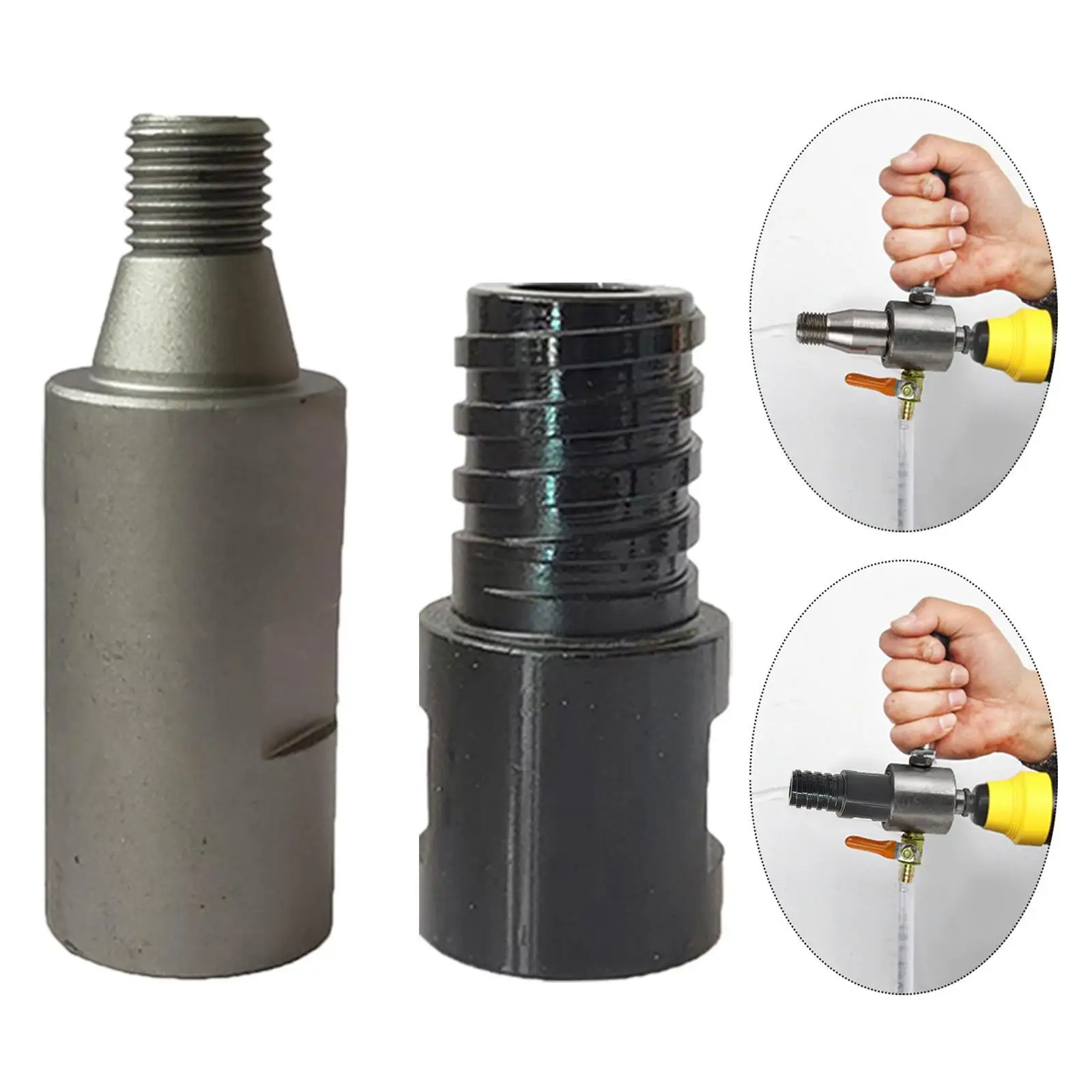 

Core Drill Convertor Stable Sturdy Practical for Diamond Drill Core Bit Easy to Install Hardware Convenient Metal Thread Adapter