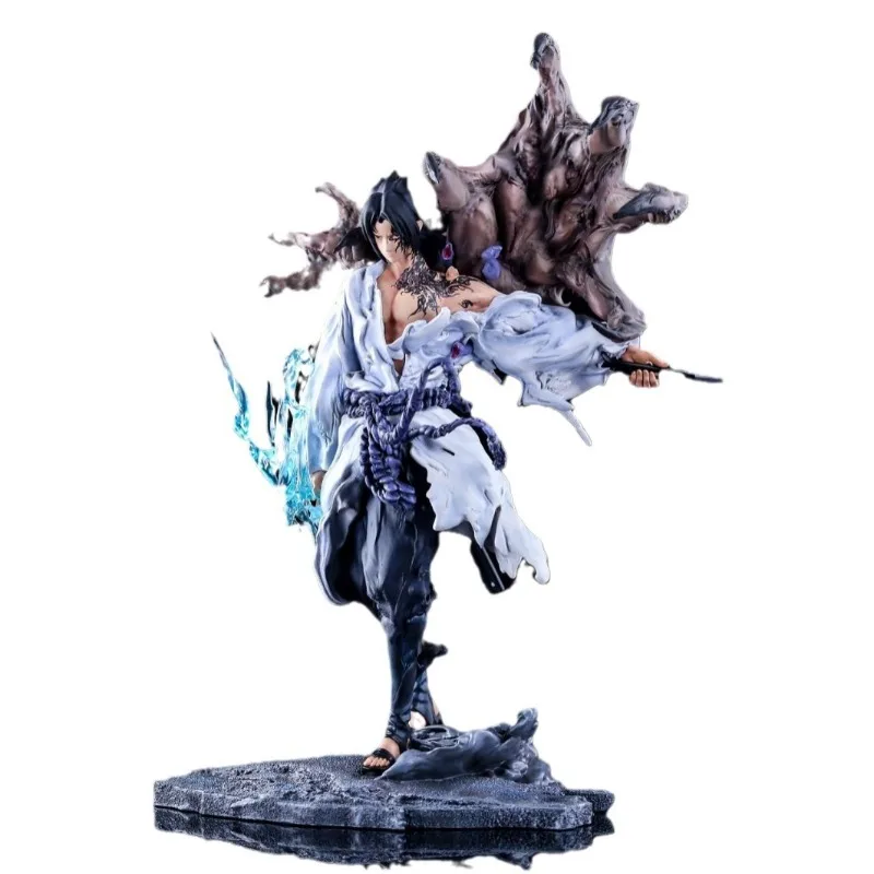 

Naruto The Tiemu Uchiha Sasuke Anime Figure GK Action Figurine Pvc Statue Model Doll Collectible Desk Decora Toys Christma Gifts