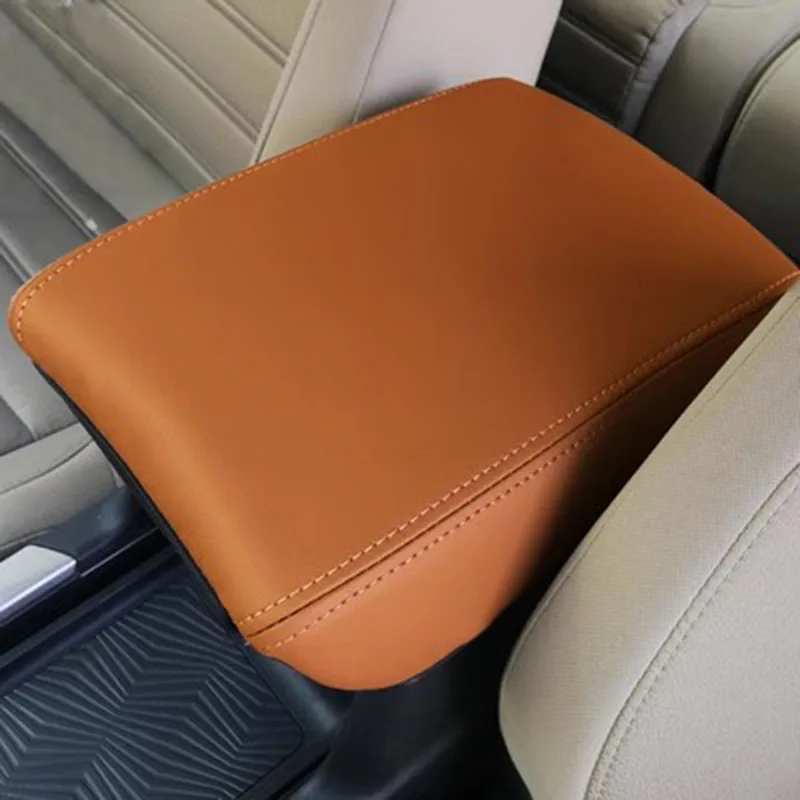 For Honda CRV CR-V 2017 2018 2019 2020 2021 NEW Microfiber Leather Central Armrest Box Leather Cover Armrest Decoration Parts