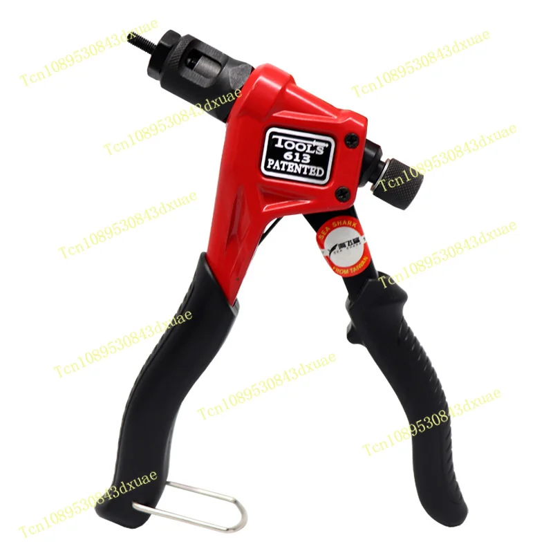Hand Rivet Nut Kit with 4 Pcs Mandrels M3, M4, M5, M6, Easily Handling Riveting Rivet Gun Kit w Metric Nose Pieces view 5