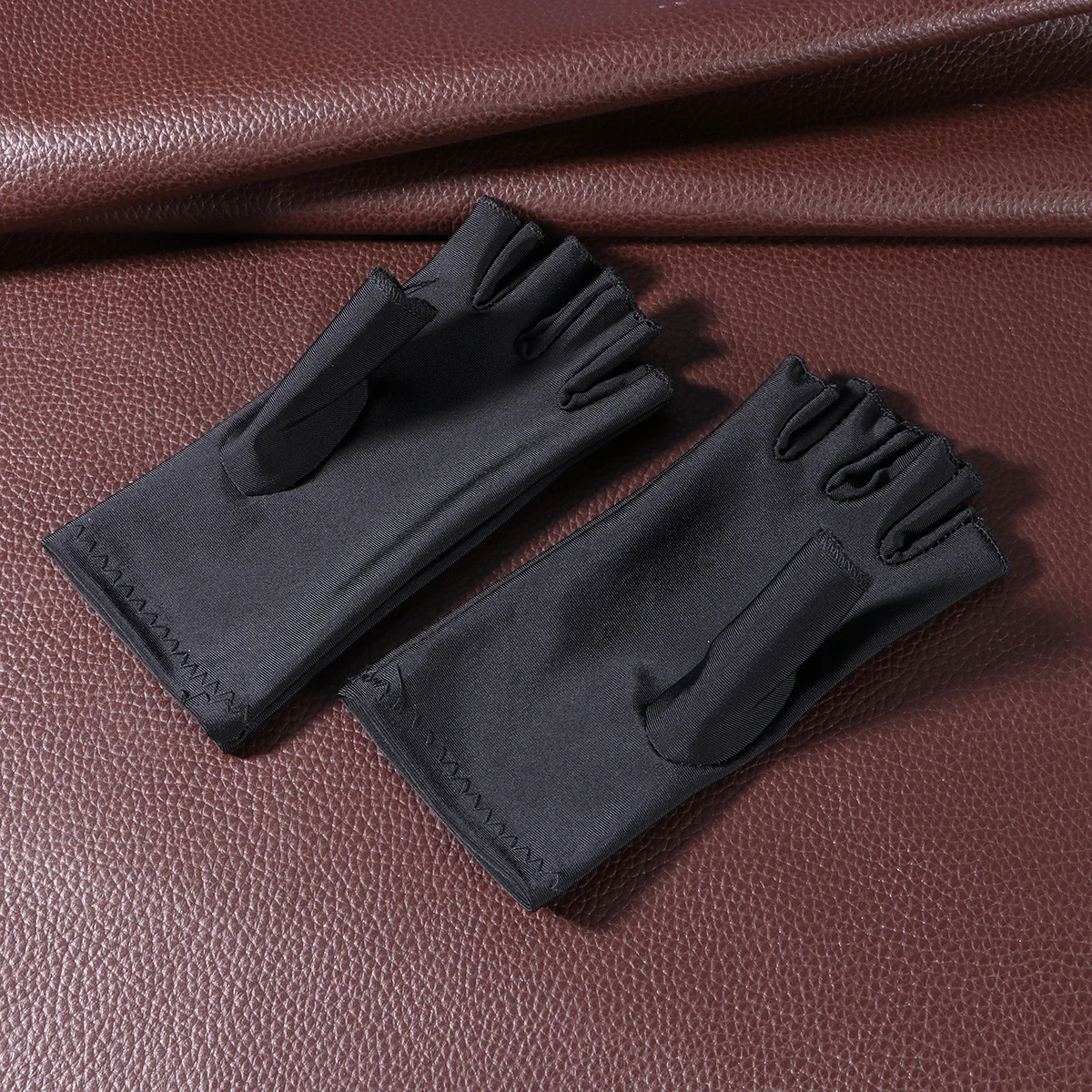 

5 Pair UV Gloves Black Manicure Half-finger Electric Car Radiation Protection Anti Shield Durable